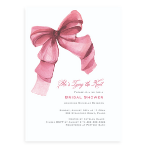 She's Tying the Knot Bridal Shower Invitation She's Tying the Knot Bridal Shower Invitation