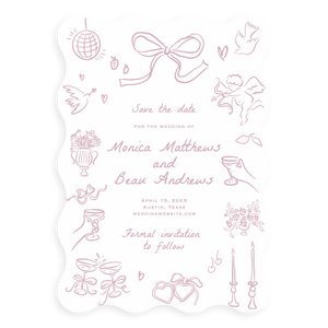 Hand Sketched Save the Date Hand Sketched Save the Date