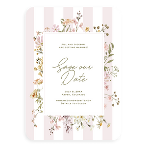 English Garden Save the Date English Garden Save the Date