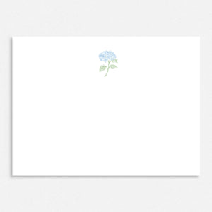 Mini Blue Hydrangea Thank You Cards Mini Blue Hydrangea Thank You Cards