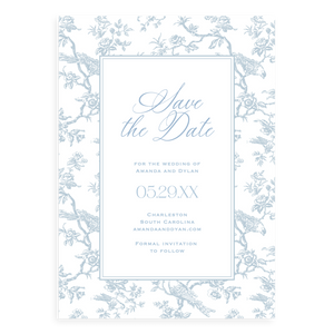 Chinoiserie Save the Date Chinoiserie Save the Date