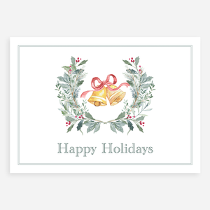 Jingle Bells Wreath - Set of 20 Cards & Envelopes Jingle Bells Wreath - Set of 20 Cards & Envelopes