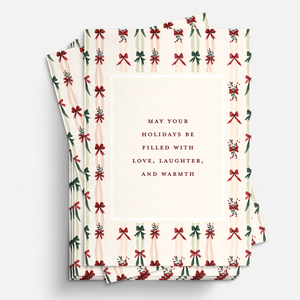 The Ribbon Reverie - Set of 20 Cards & Envelopes The Ribbon Reverie - Set of 20 Cards & Envelopes