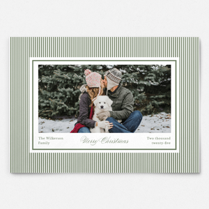 The Thin Stripe Tidings in Green The Thin Stripe Tidings in Green