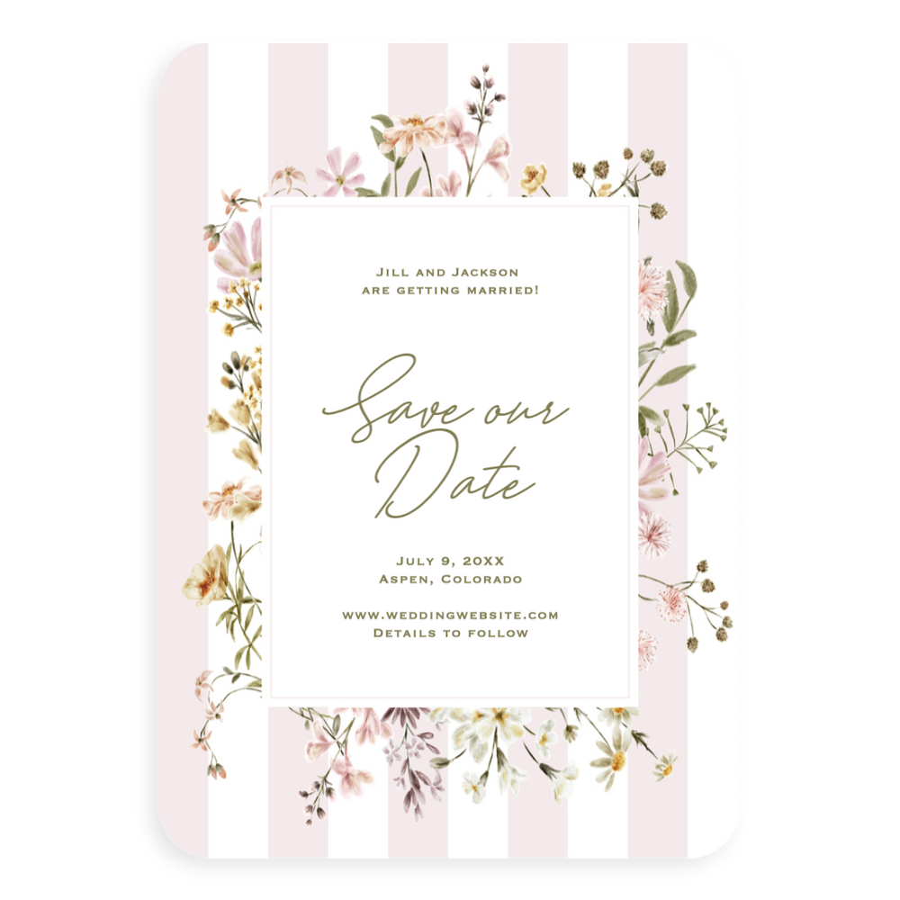 English Garden Save the Date