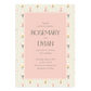 Vintage Spring Wedding Invitation