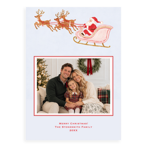 Vintage Santa Holiday Card