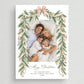 Blushing Garland Holiday Card