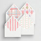 Blushing Garland Holiday Card