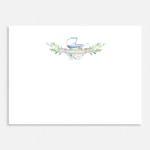 Bonjour Baby Boy Thank You Cards