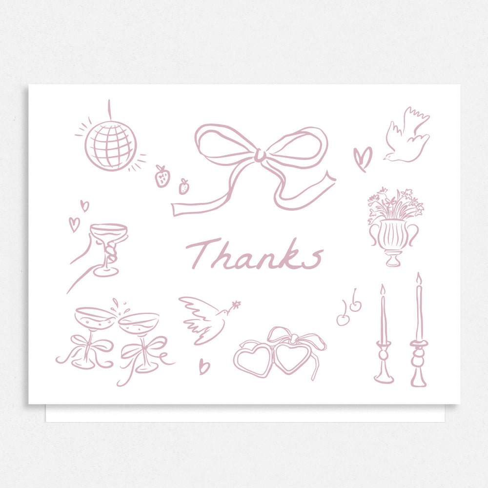 Hand Sketched Thank You Cards