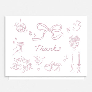 Hand Sketched Thank You Cards