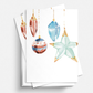 Ornaments Xmas - Set of 20 Cards & Envelopes