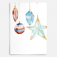 Ornaments Xmas - Set of 20 Cards & Envelopes