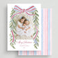 Red and Blue Cheer Holiday Card