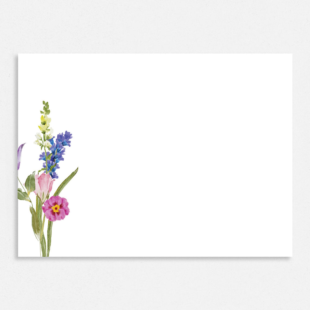 Summer Wildflowers Thank You Card