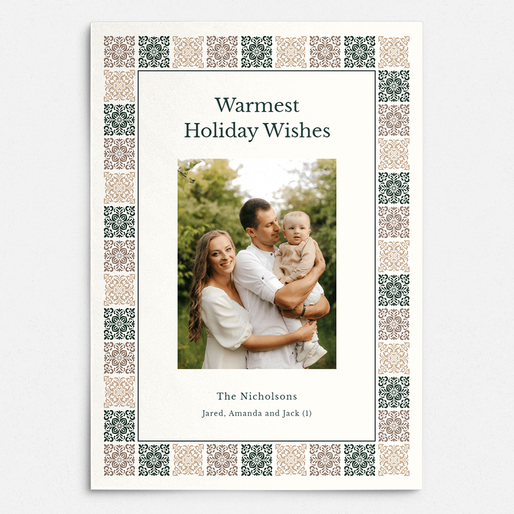 The Patchwork Frame in Ivory