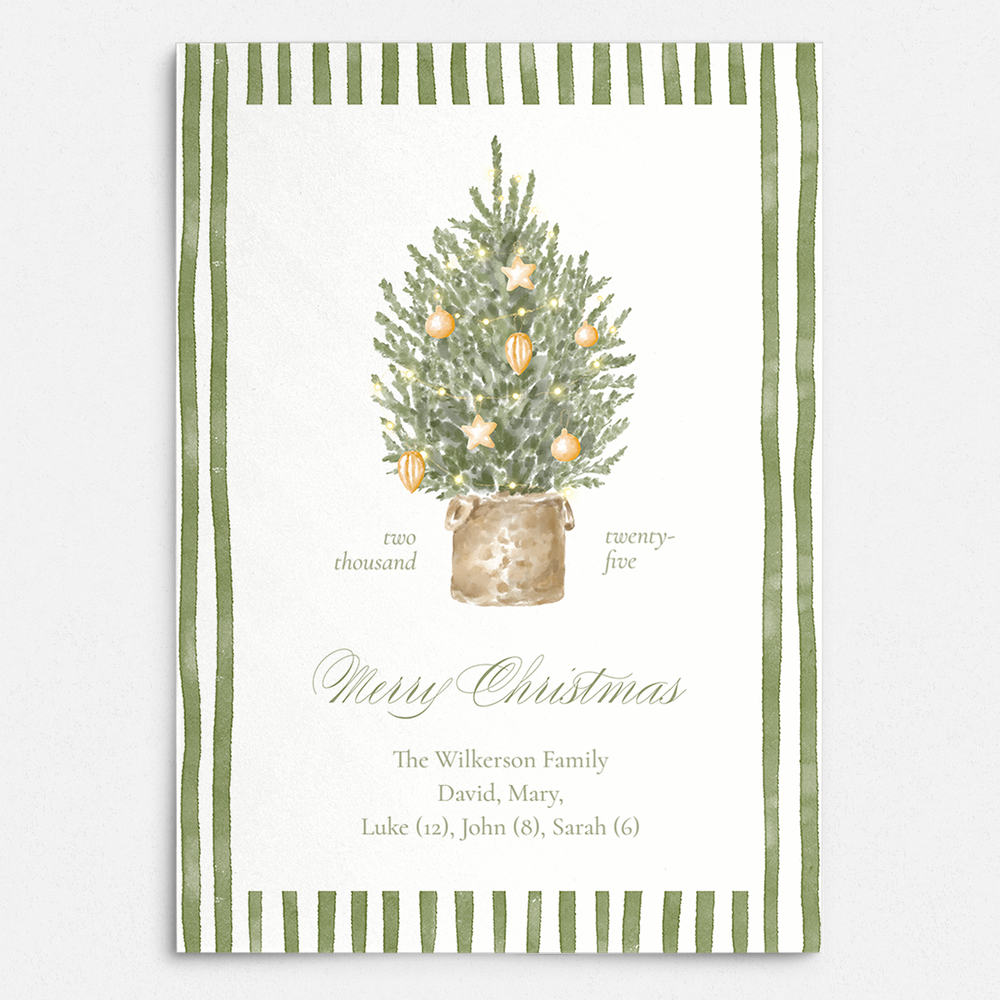 The Watercolor Christmas Tree