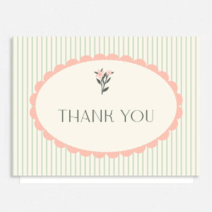 Vintage Spring Thank You Cards
