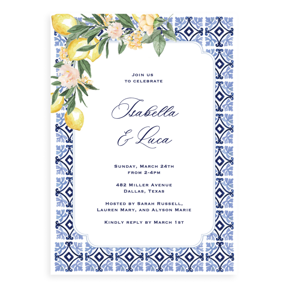 The Mediterranean Vibes Bridal Shower