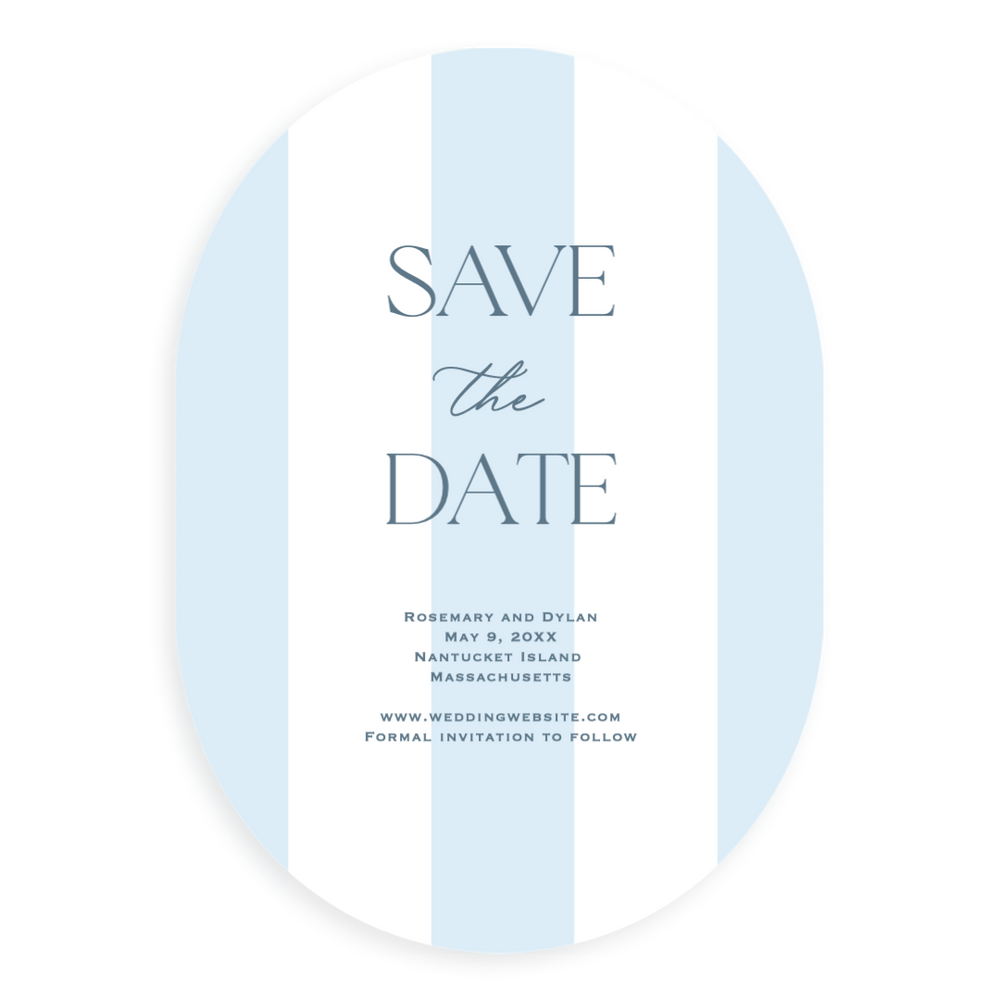 Seersucker Save the Date