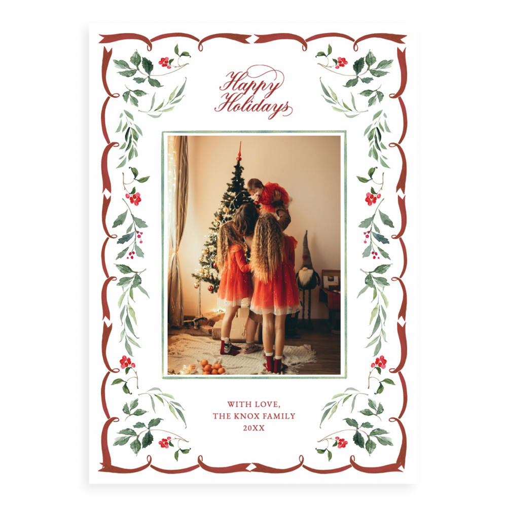 The Merry Botanicals in Red