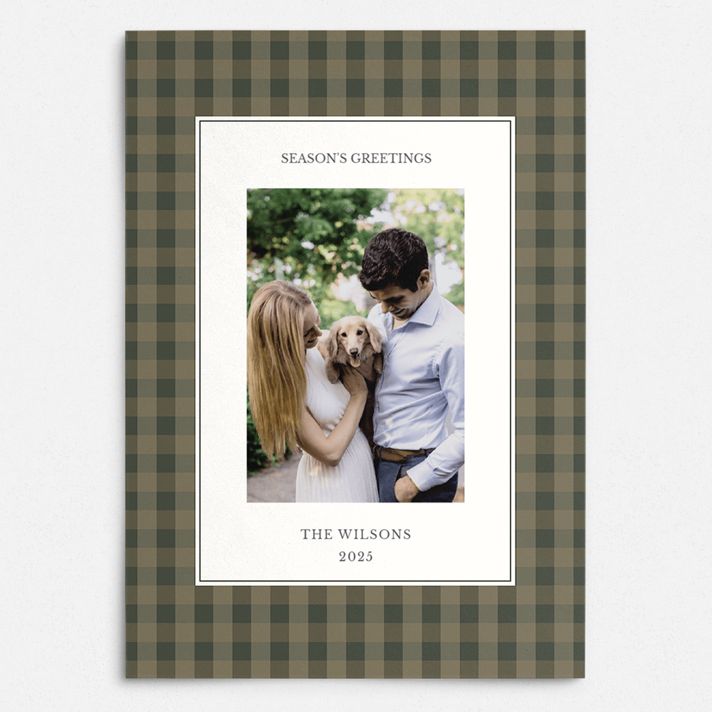 The Cozy Gingham in Green