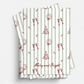 The Festive Stripe - Set of 20 Cards & Envelopes