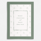 The Gingham Noel - Set of 20 Cards & Envelopes