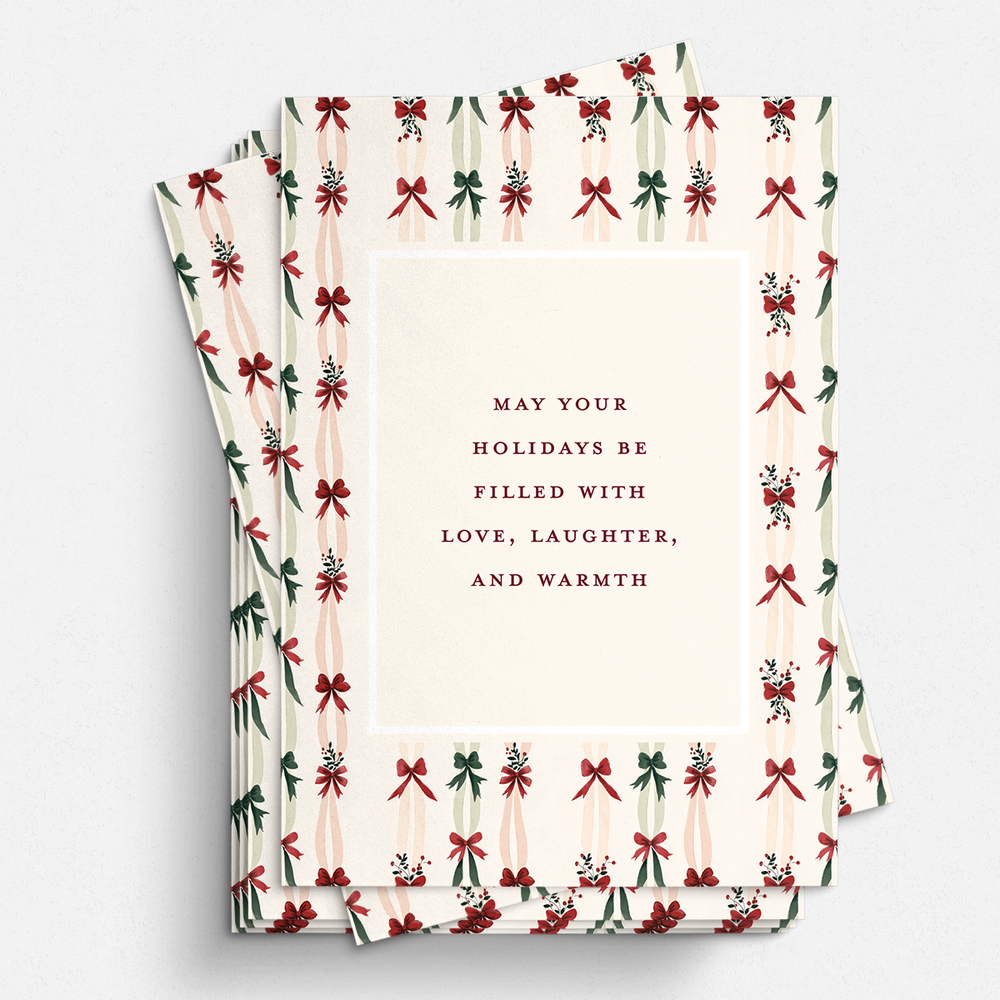 The Ribbon Reverie - Set of 20 Cards & Envelopes