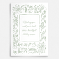Whimsey Noel in Green - Set of 20 Cards & Envelopes